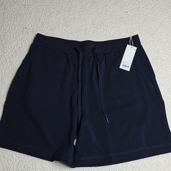 930 NWT Women's Brushed Bamboo Mid-Length Shorts Sz Large 6" Length - Picture 3 of 7